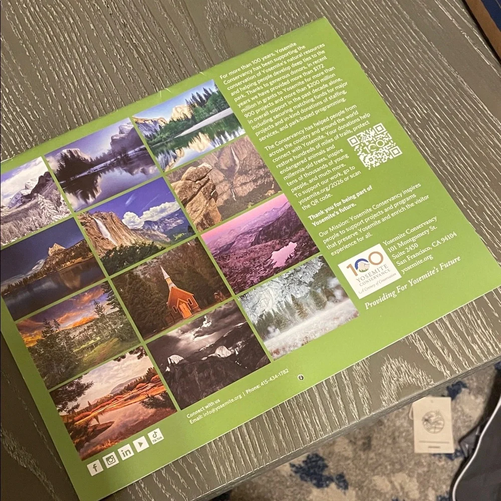 Yosemite Scenic Calendar
